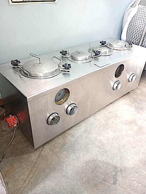 PAUSTERIZADOR CONSTRUIDO EN ACERO INOXIDABLE USADOS