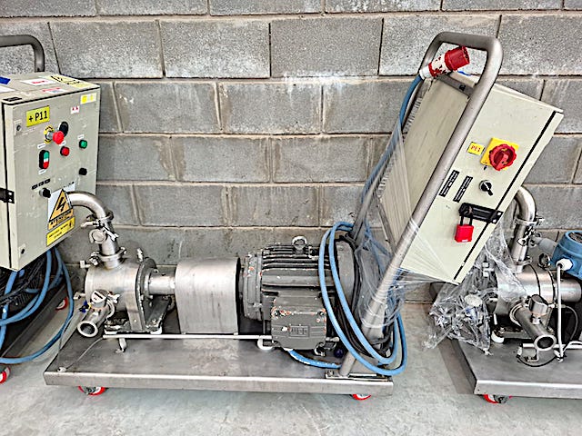 BOMBA SINUSOIDAL ACERO INOXIDABLE MASOSINE USADAS